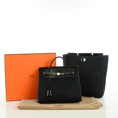 Hermes Toile Herbag Backpack Black Black 9 of 13