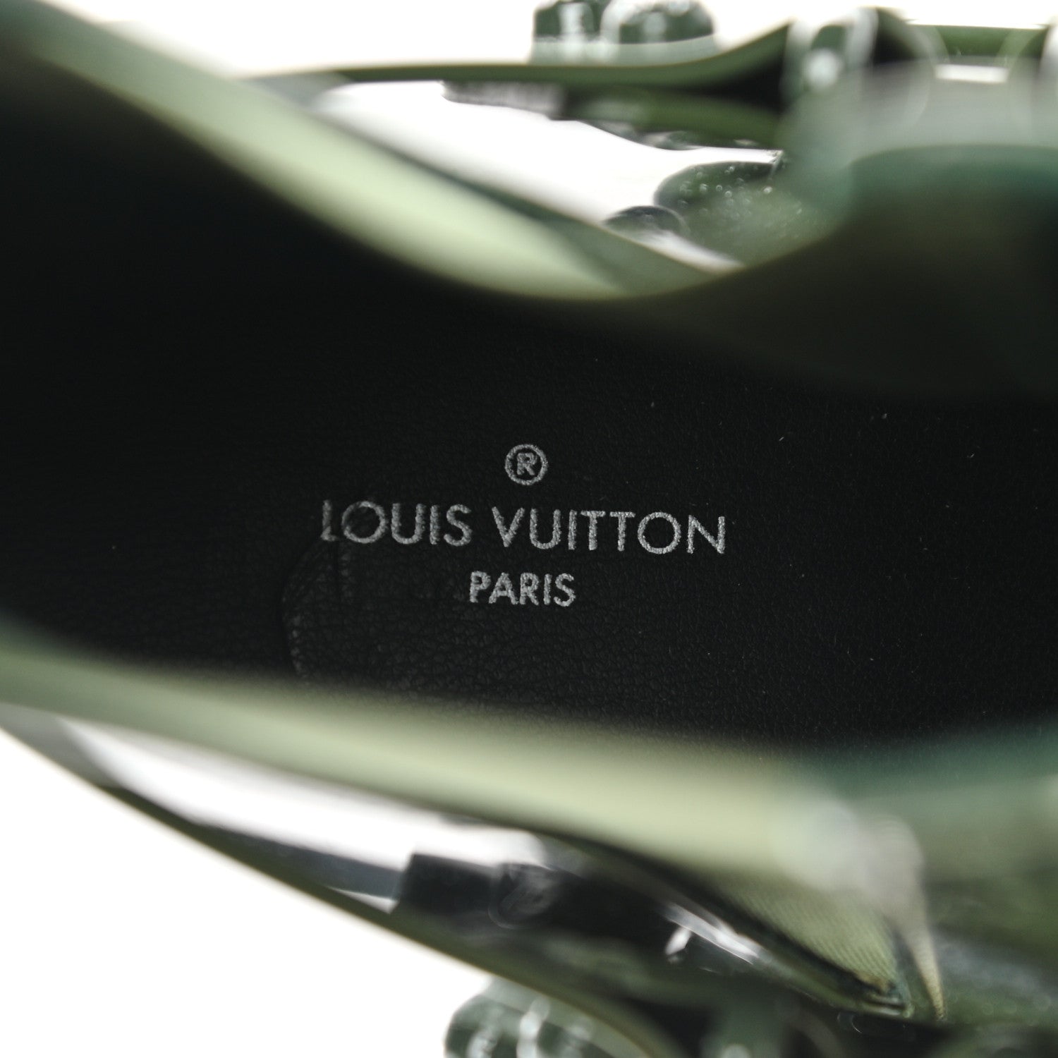 Louis Vuitton Rubber Monogram Rhapsody Ankle Boots 38 Kaki 7 of 8