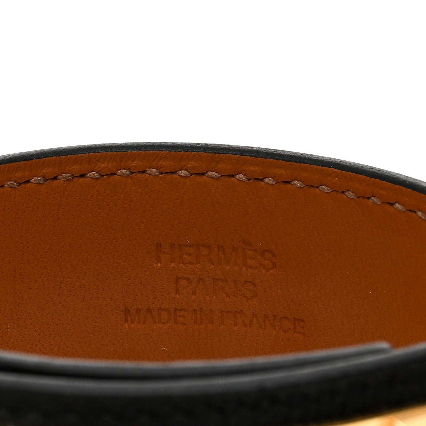 Madame Calfskin Collier de Chien 24 Bracelet T2 Black