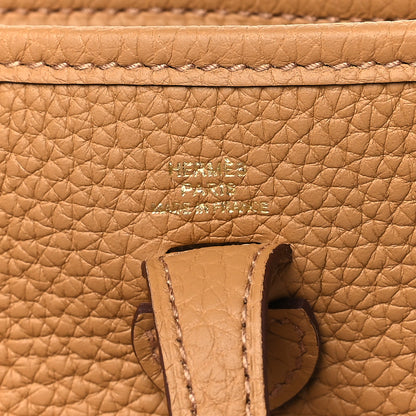 Hermes Taurillon Clemence Evelyne TPM Biscuit 6 of 9