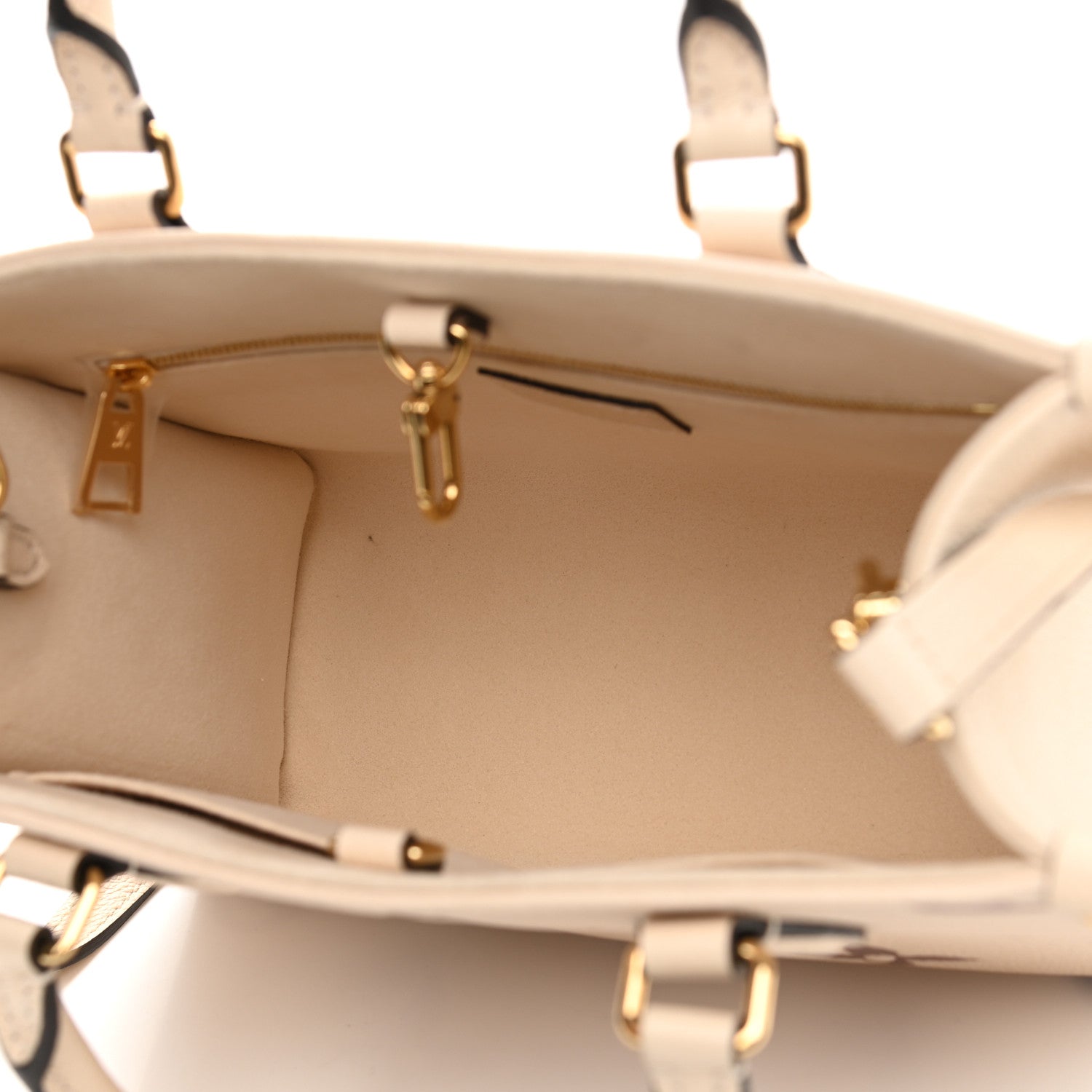 Louis Vuitton Empreinte Monogram Giant Onthego PM Creme Bois De Rose 5 of 11