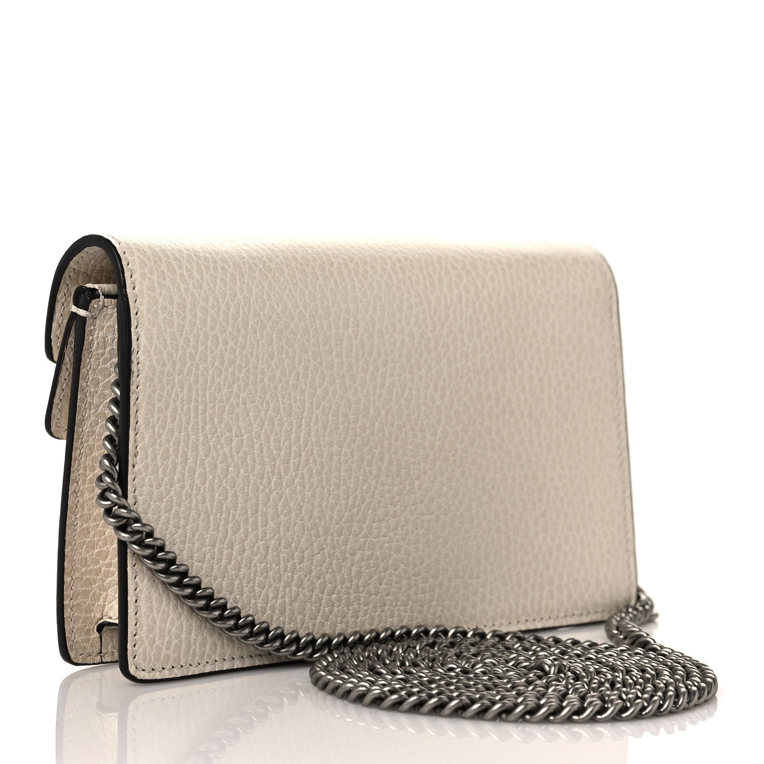 Gucci Dollar Calfskin Crystal Super Mini Dionysus Shoulder Bag Mystic White Black Diamond 3 of 11