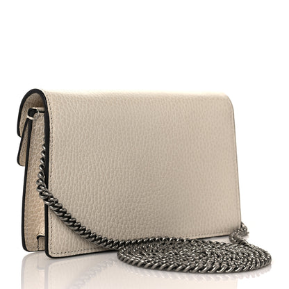 Gucci Dollar Calfskin Crystal Super Mini Dionysus Shoulder Bag Mystic White Black Diamond 3 of 11