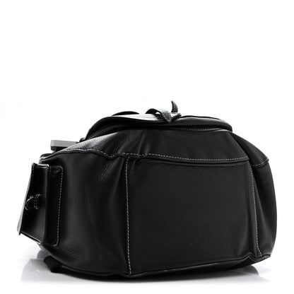 Christian Dior Grained Calfskin Maxi Gallop Backpack Black 4 of 14