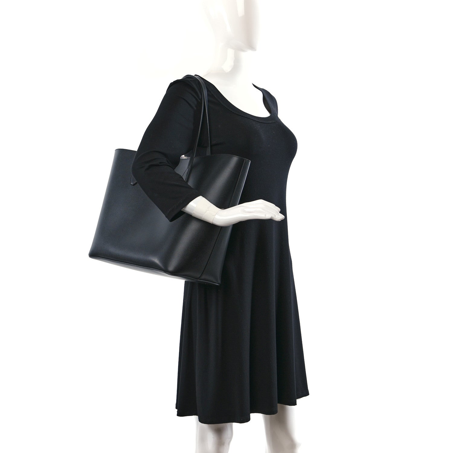 Givenchy Smooth Calfskin Logo Tote Black 2 of 9