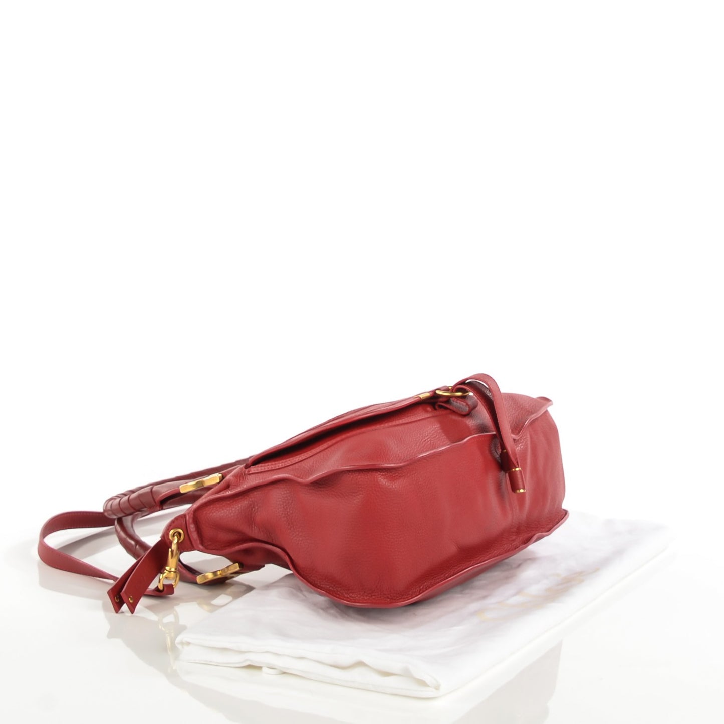 Calfskin Medium Marcie Satchel Holly Berry