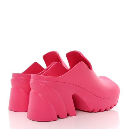 Bottega Veneta Rubber Flash 40/95mm Clogs 40 Cranberry 4 of 11