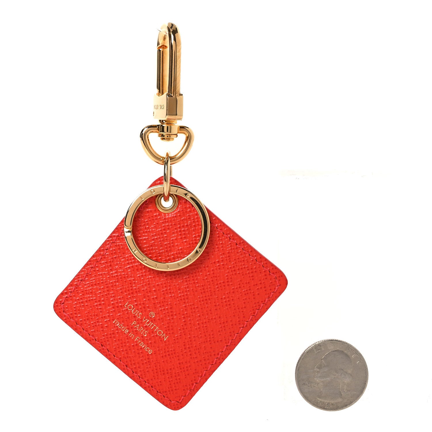 Louis Vuitton Monogram Illustre Groom Bag Charm Key Ring 2 of 4