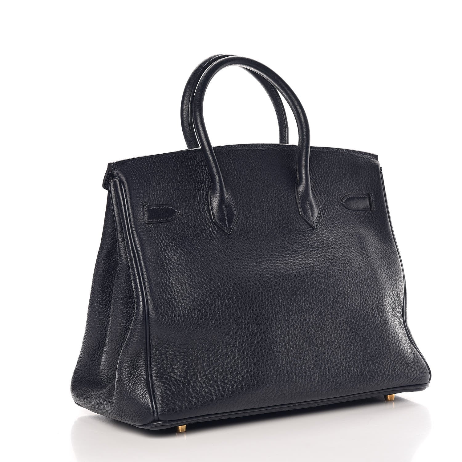 Hermes Taurillon Clemence Birkin 35 Bleu Indigo 3 of 36