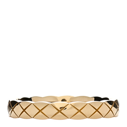Chanel 18K Yellow Gold Mini Coco Crush Ring 53 6.25 3 of 6