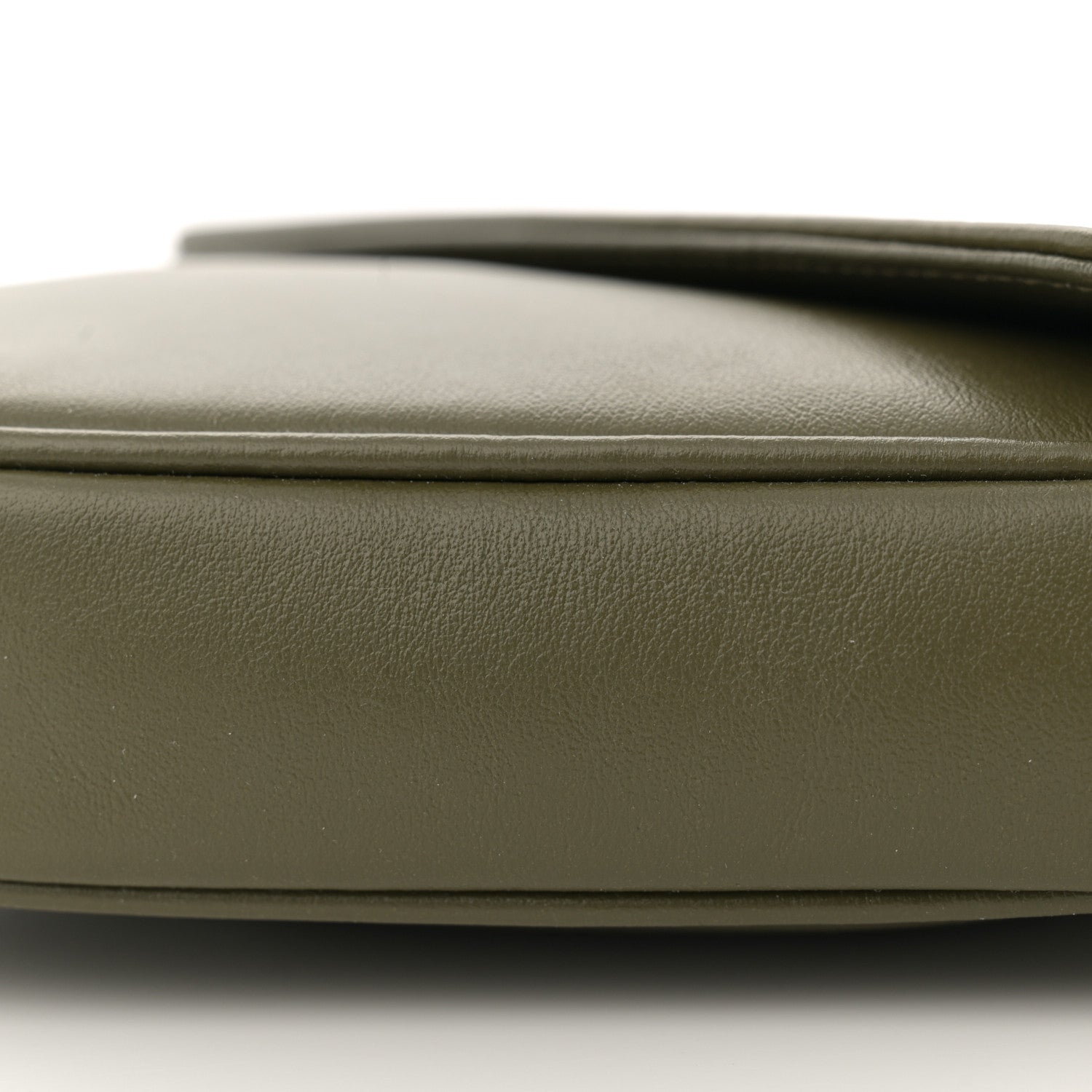 Celine Smooth Calfskin Triangle Crossbody Bag Green 9 of 10