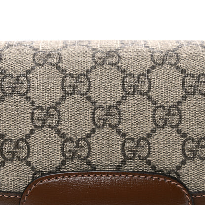 Gucci GG Supreme Monogram Horsebit 1955 Shoulder Bag Beige Brown Sugar 8 of 10