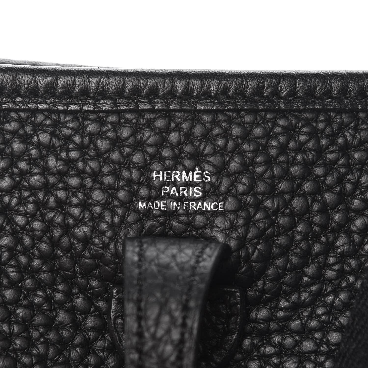 Hermes Taurillon Clemence Evelyne TPM Black 6 of 10