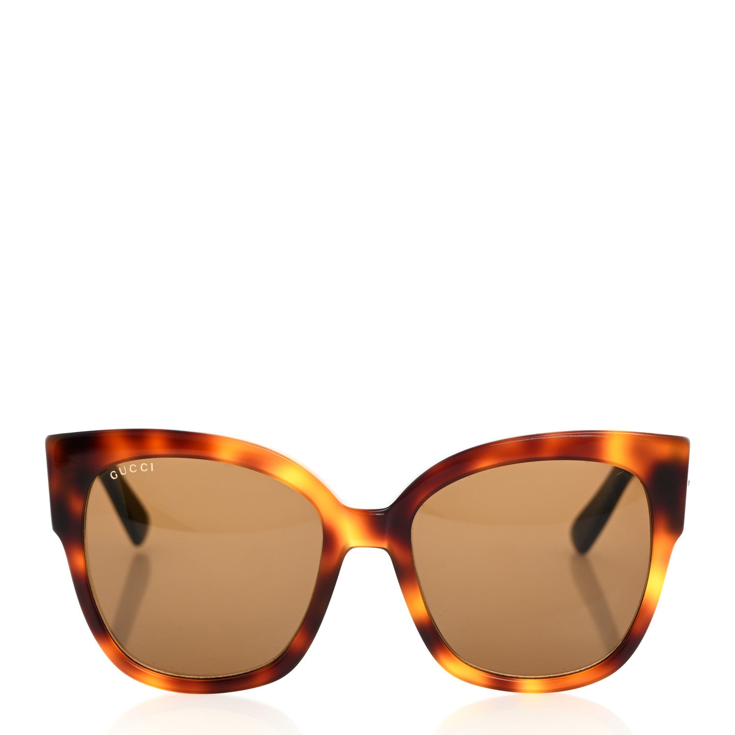 Gucci Square Frame Web Sunglasses GG0059S Black Tortoise 2 of 8