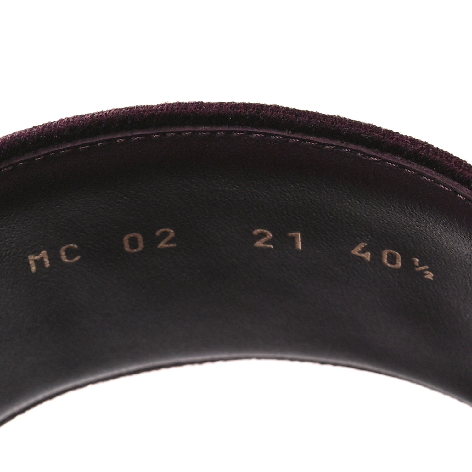 Christian Dior Canvas Embroidered Dway Mules Slide Sandals 40.5 Burgundy 8 of 9