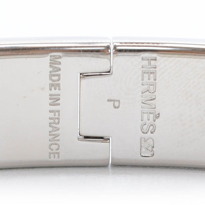 Hermes Enamel Narrow Clic Clac H Bracelet GM Black 5 of 8