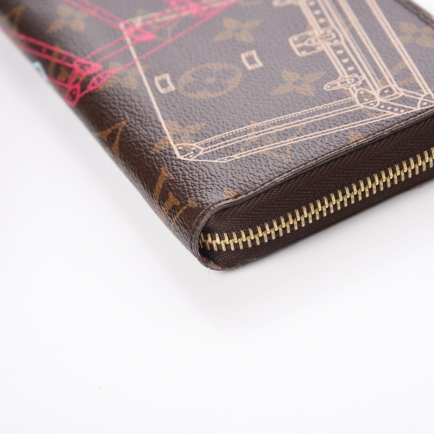 Monogram 2014 Christmas Animation Zippy Wallet