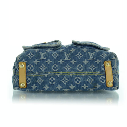 Louis Vuitton Monogram Denim Baggy PM Blue 6 of 11