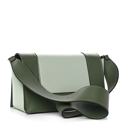 Celine Shiny Smooth Calfskin Medium Frame Shoulder Bag Olive Pastel Green 3 of 12