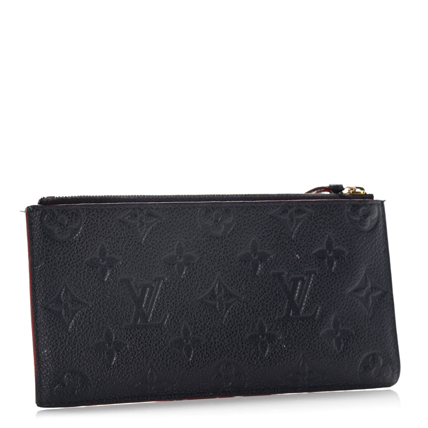 Louis Vuitton Empreinte Felicie Chain Wallet Zippered Insert Marine Rouge 3 of 14