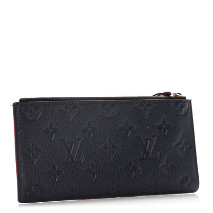 Louis Vuitton Empreinte Felicie Chain Wallet Zippered Insert Marine Rouge 3 of 14