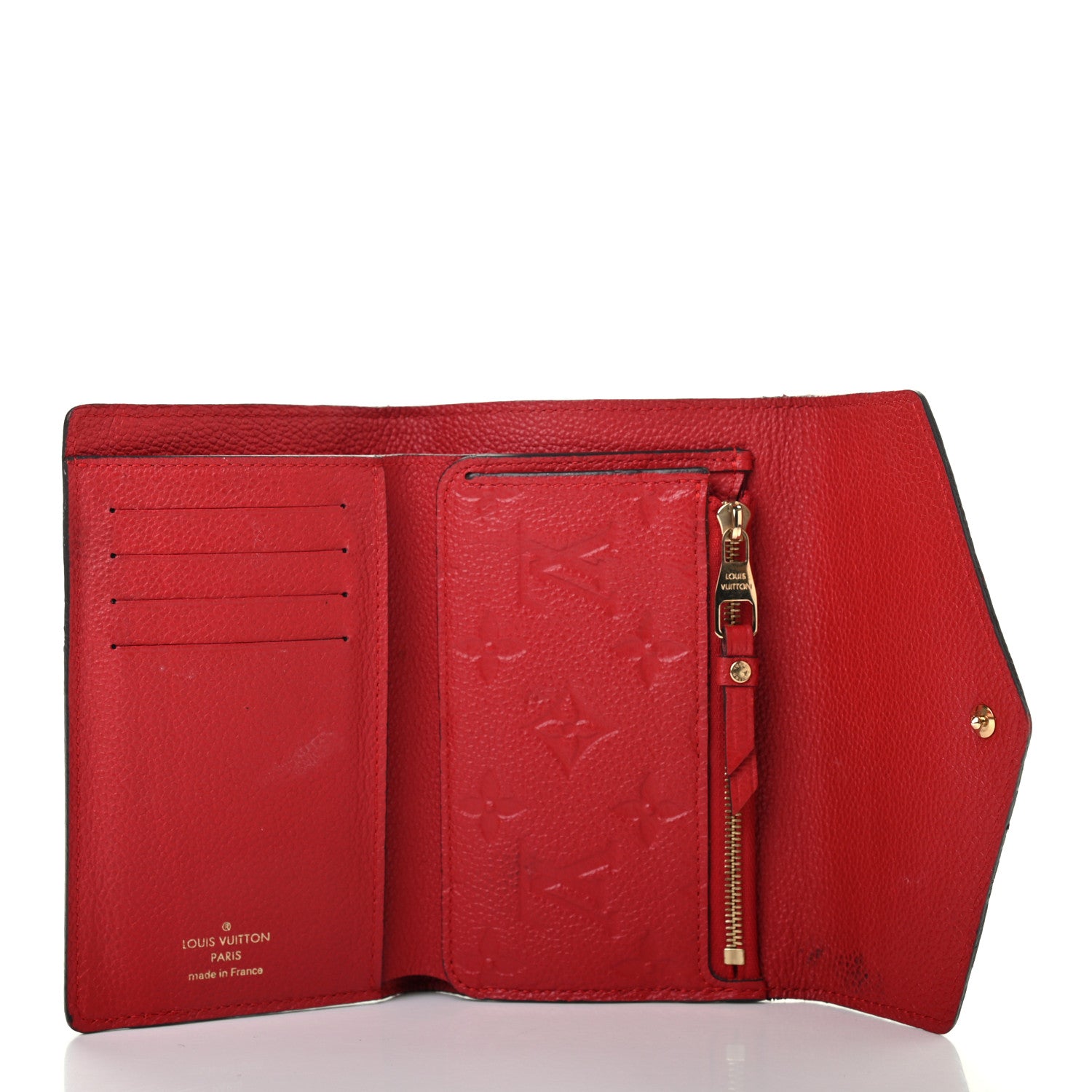 Louis Vuitton Empreinte Compact Curieuse Wallet Cherry 5 of 7