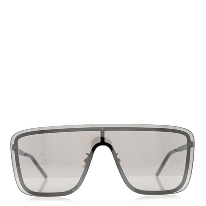 Saint Laurent Metal SL 364 Mask Sunglasses Black 2 of 9
