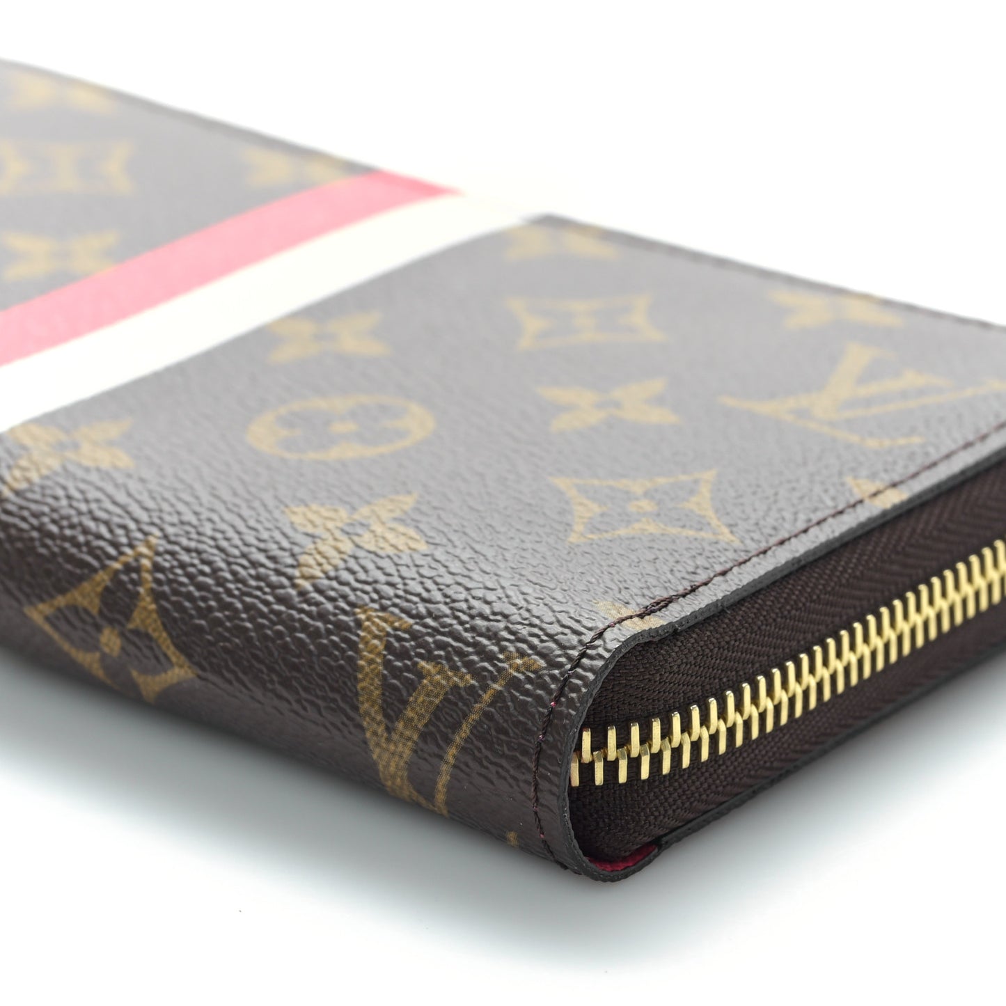 Monogram My LV Heritage Zippy Organizer Wallet Fuchsia White
