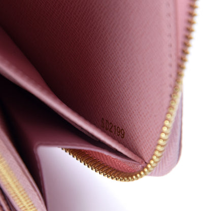 Louis Vuitton Damier Azur Zippy Wallet Rose Ballerine 8 of 9