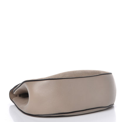 Chloe Suede Smooth Calfskin Drew Shoulder Bag Motty Grey 4 of 10