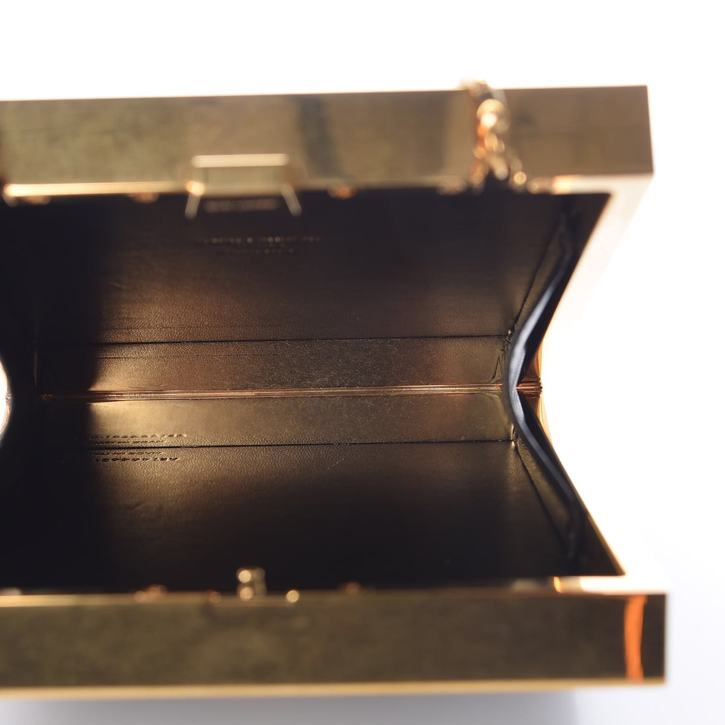 Plexiglass Monogram Minaudiere Tuxedo Box Clutch Black