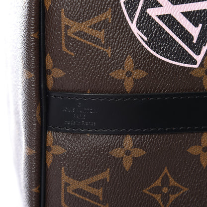 Louis Vuitton Monogram My World Tour Speedy Bandouliere 30 Black 8 of 9