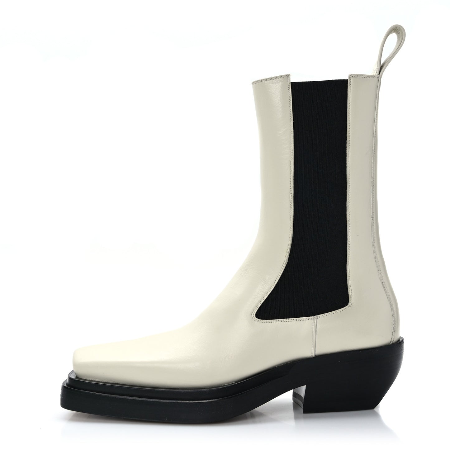 Calfskin Lean Mid-Calf Boots 38 Wax