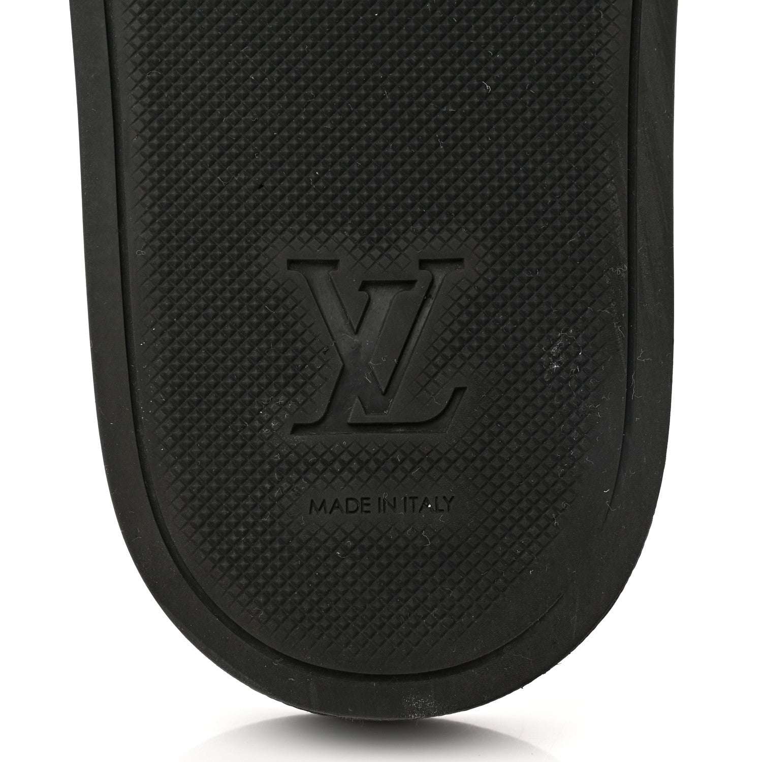 Louis Vuitton Rubber Monogram Eclipse Mens Waterfront Mules 9.5 Black 8 of 9