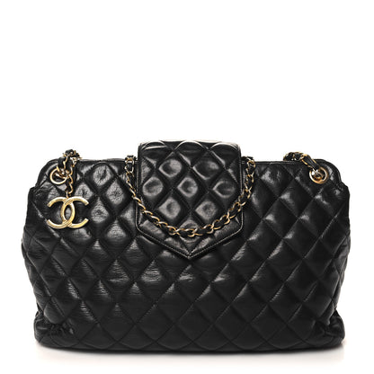 Chanel Lambskin Quilted Shoulder Bag Black 1 of 10