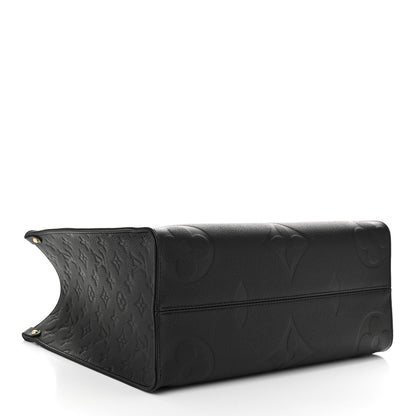 Louis Vuitton Empreinte Monogram Giant OnTheGo MM Black 4 of 10