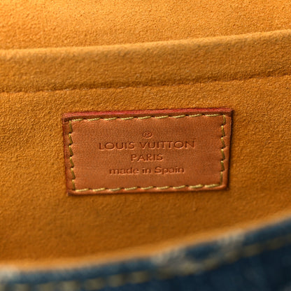 Louis Vuitton Monogram Denim Mini Pleaty Blue 6 of 9