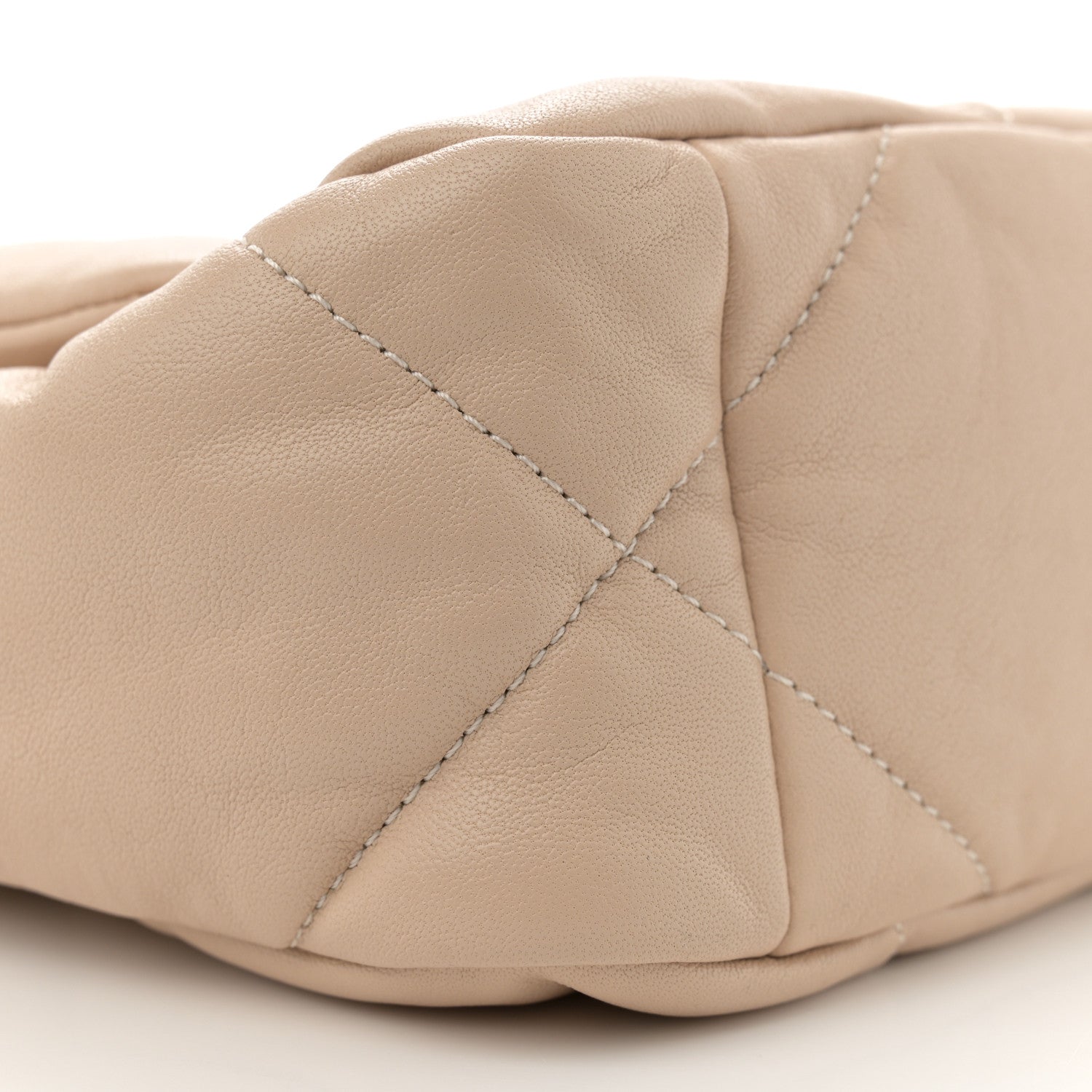 Chanel Lambskin Quilted Medium Chanel 19 Flap Beige 9 of 10