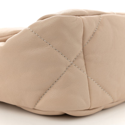 Chanel Lambskin Quilted Medium Chanel 19 Flap Beige 9 of 10