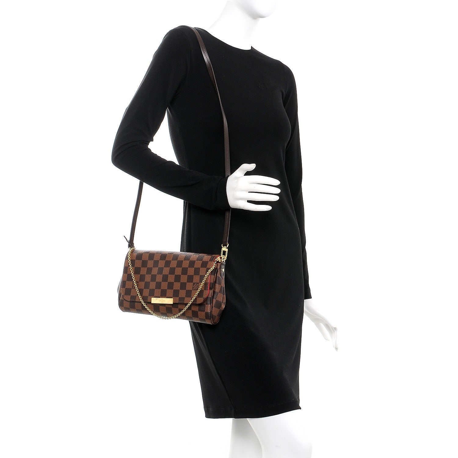 Louis Vuitton Damier Ebene Favorite MM 2 of 9