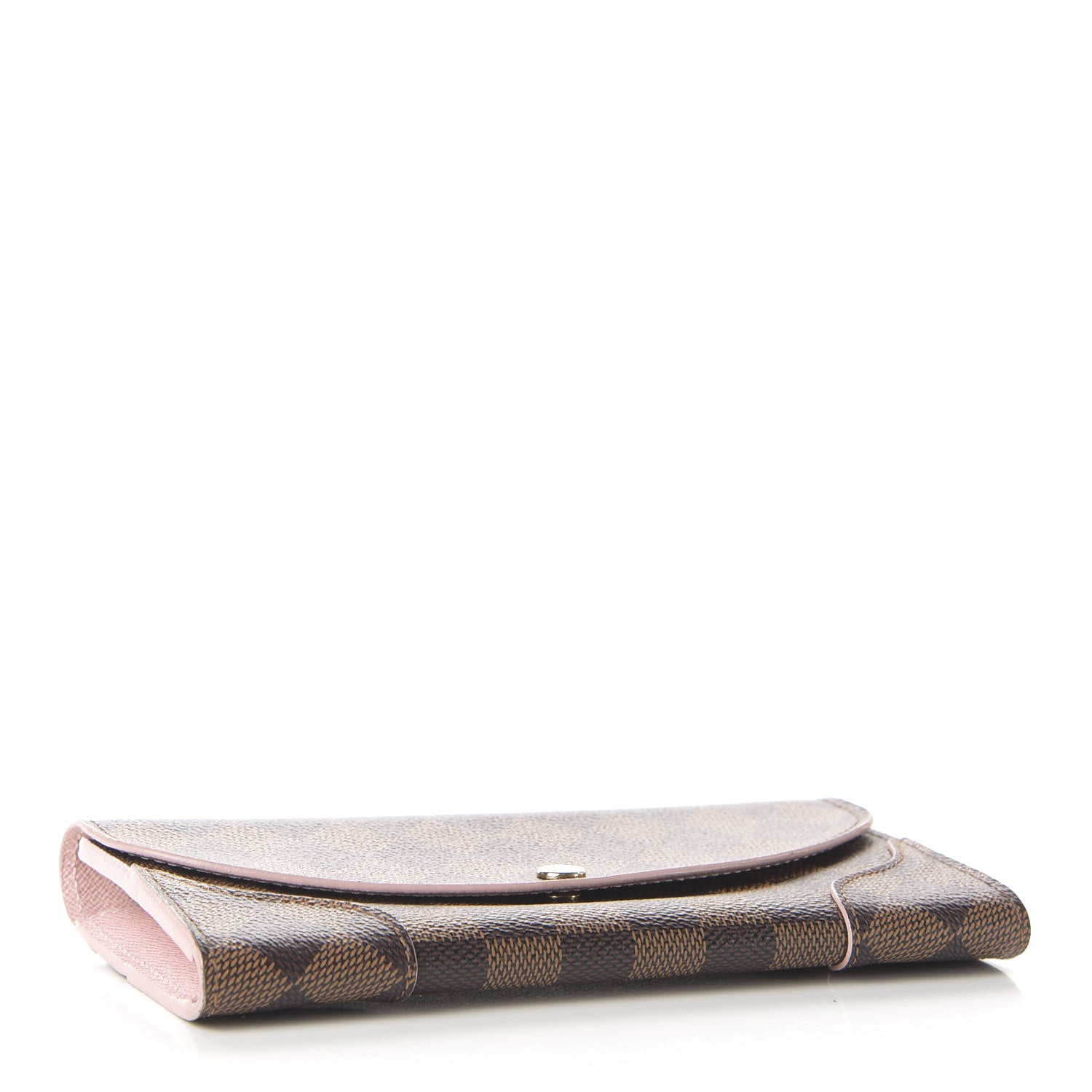 Louis Vuitton Damier Ebene Caissa Wallet Rose Ballerine 4 of 8