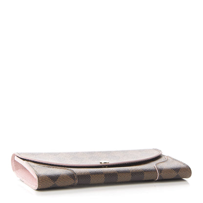 Louis Vuitton Damier Ebene Caissa Wallet Rose Ballerine 4 of 8
