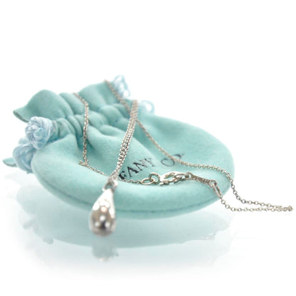 Tiffany Sterling Silver Elsa Peretti Teardrop Pendant Necklace 3 of 4
