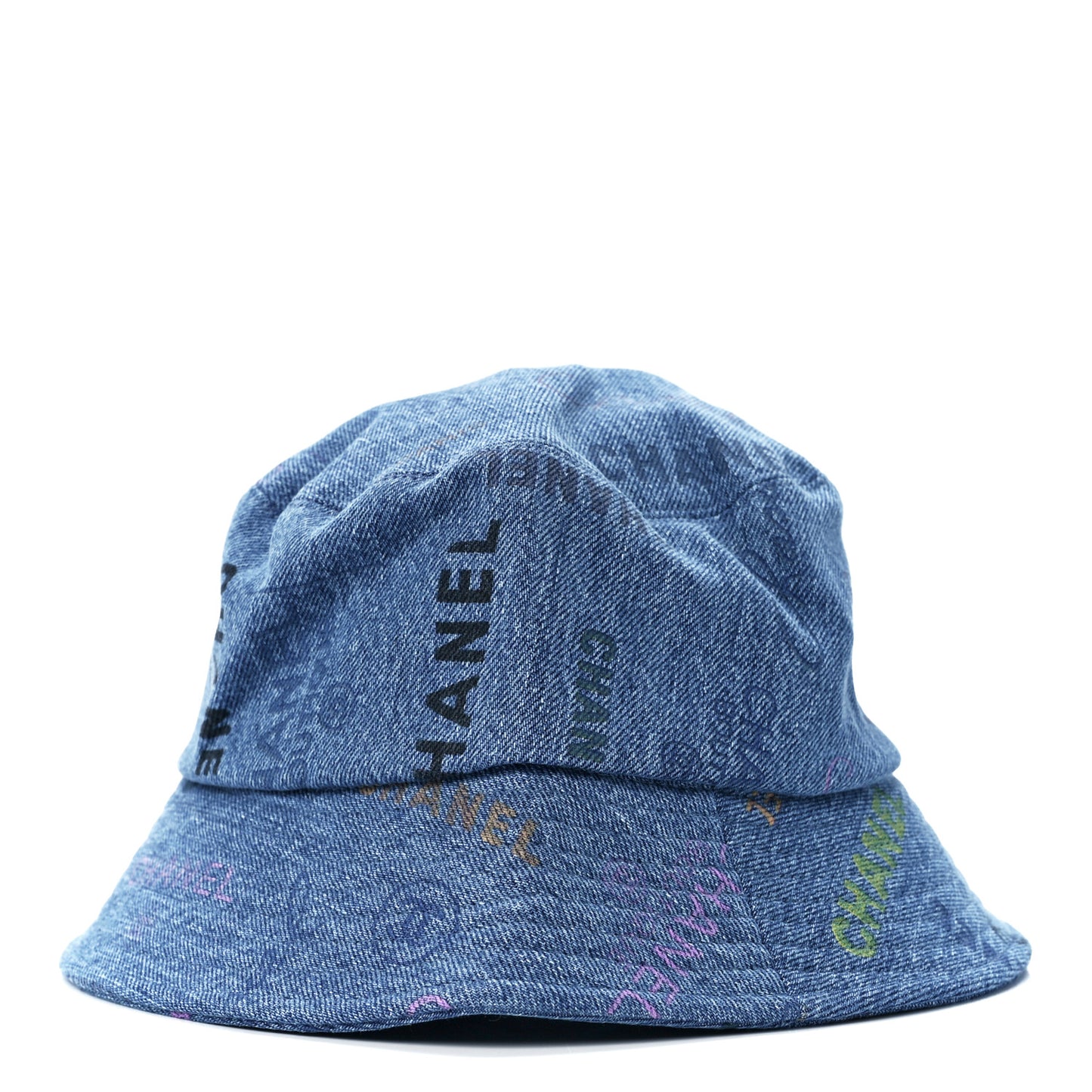 Denim Mood Cloche Bucket Hat S Blue