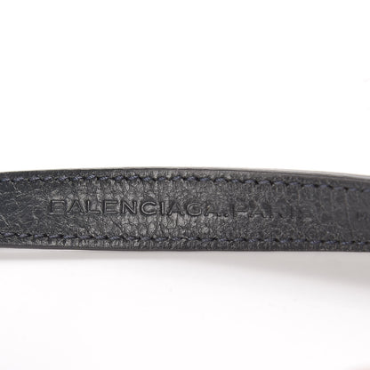 Balenciaga Agneau Arena Classic Hardware Triple Tour M Bracelet Anthracite 4 of 4