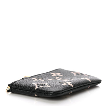 Louis Vuitton Empreinte Monogram Giant Key Pouch Black Beige 4 of 10