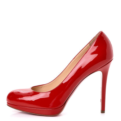 Christian Louboutin Patent New Simple 120 Pumps 38.5 Red 14 of 25