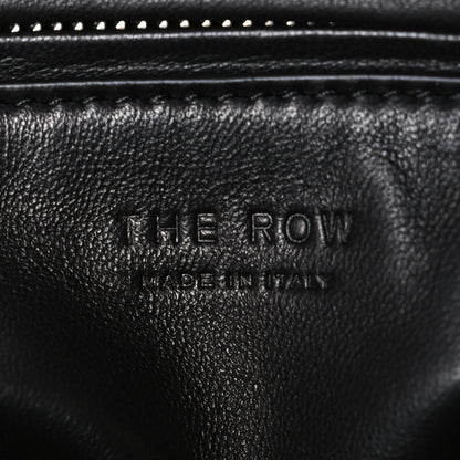 The Row Grained Calfskin Annie E/W Crossbody Bag Smoked Taupe 6 of 9