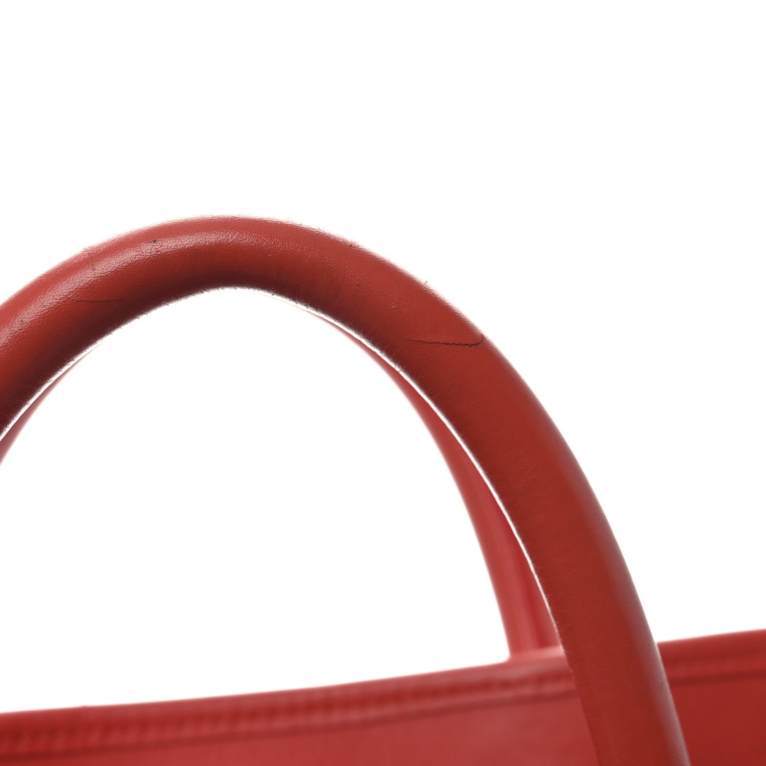 Chanel Calfskin Perforated Up In The Air Tote Red 10 of 10