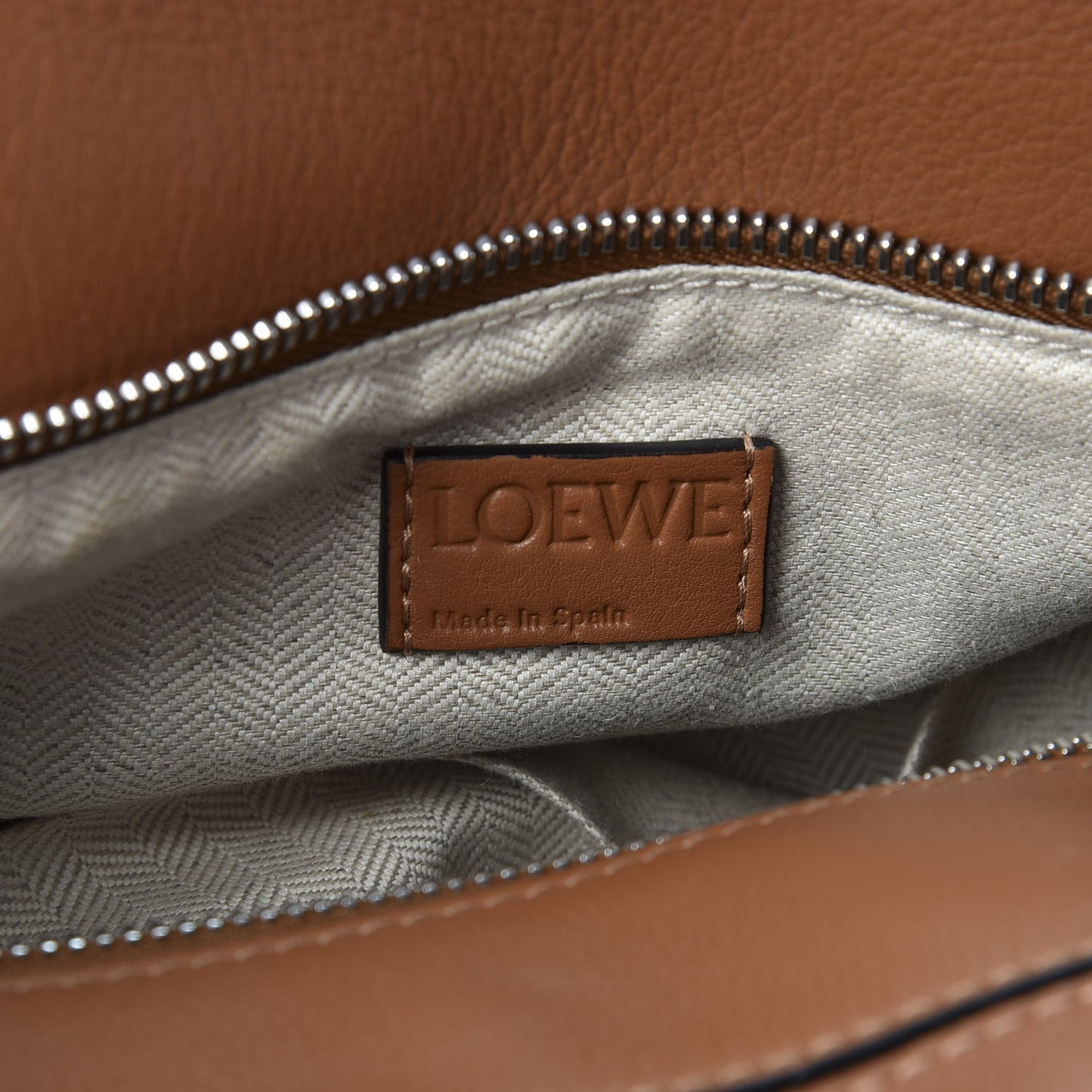 Calfskin Medium Puzzle Bag Tan